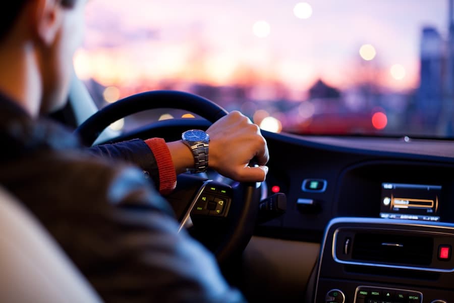 Driver on the road with active insurance cover